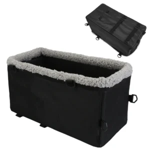 Small Dog Car Seat with Harness Center Console Pet