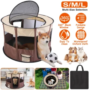 Foldable Playpen for Dog