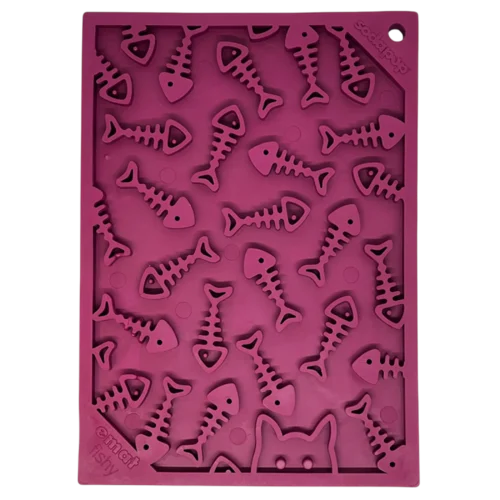 Fishy emat - Small Enrichment Lick Mat for Dogs and Cats