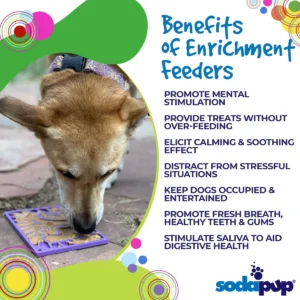 Groovy Love eMat - Small Enrichment Lick Mat| Retro Peace & Love Design