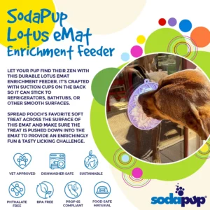 Lotus Design emat - Enrichment Lick Mat For Dogs and Cats