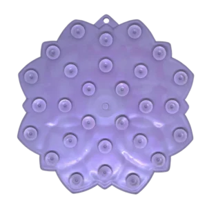Mandala Softie eTray Shallow Slow Feeder Dog Bowl with Suction Cups