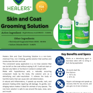 Healers Skin & Coat Grooming Solution
