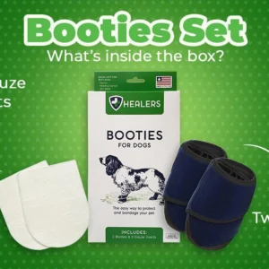 Healers Medical Dog Booties – Protective Recovery Boots for Paw Care